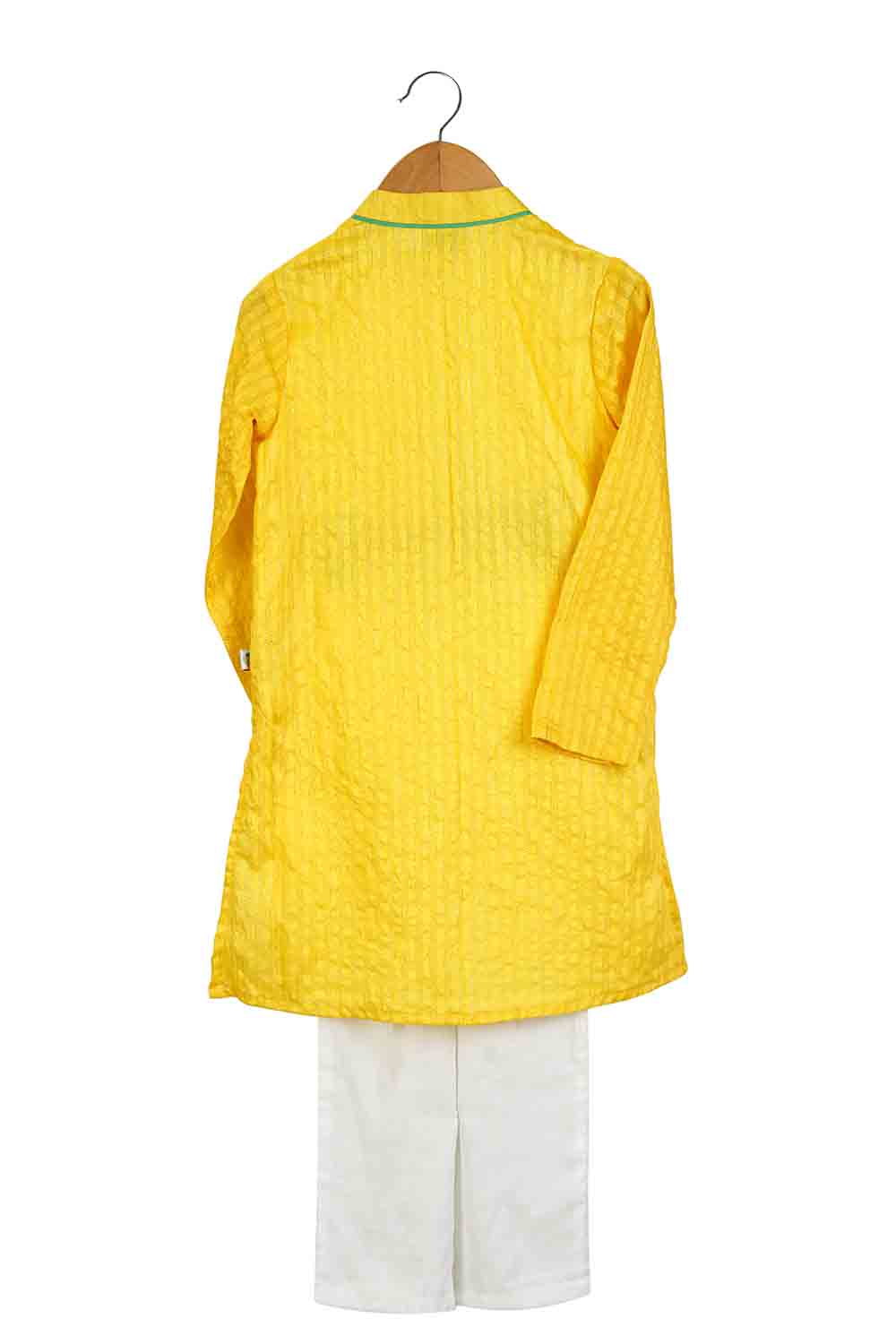 Marigold gota kurta for boys