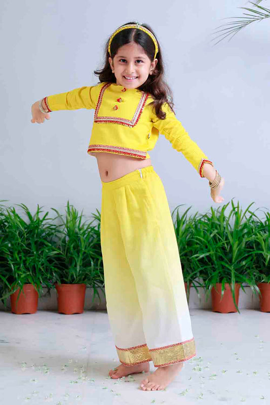 Shaded palazzo set for infant girls