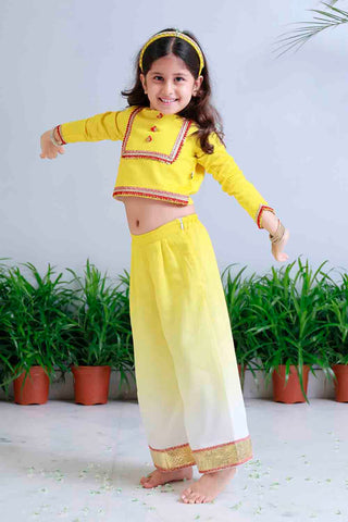 Shaded palazzo set for infant girls