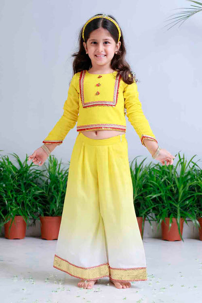 Shaded palazzo set for infant girls