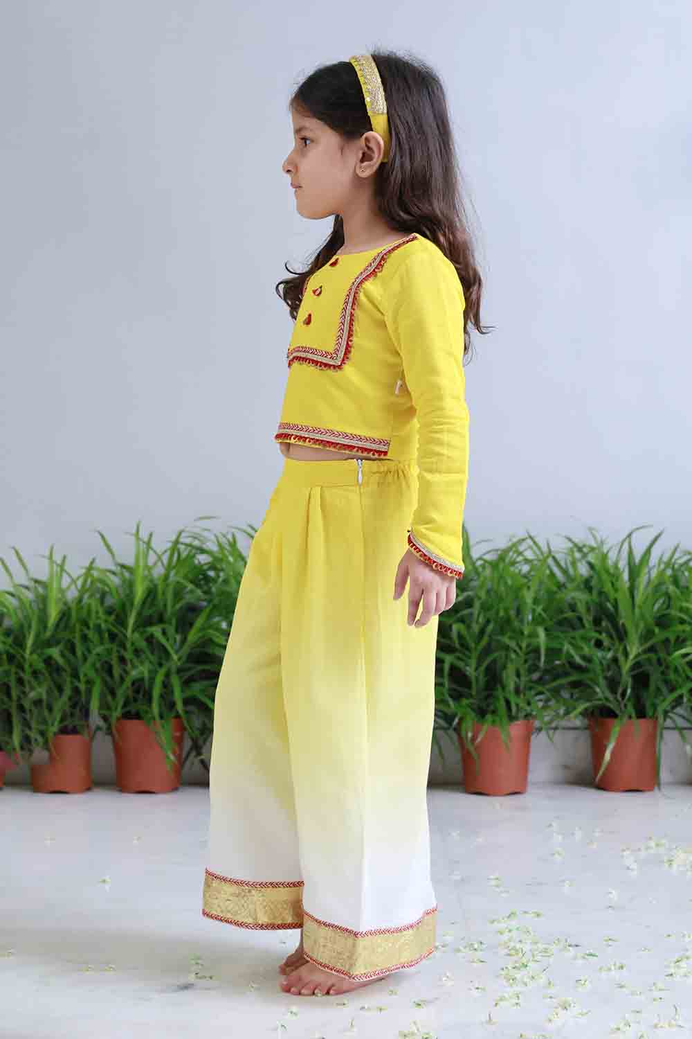 Shaded palazzo set for infant girls